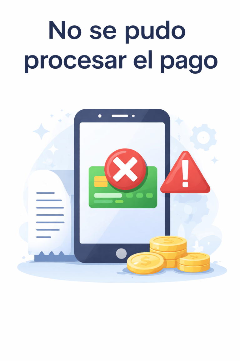 Pago rechazado
