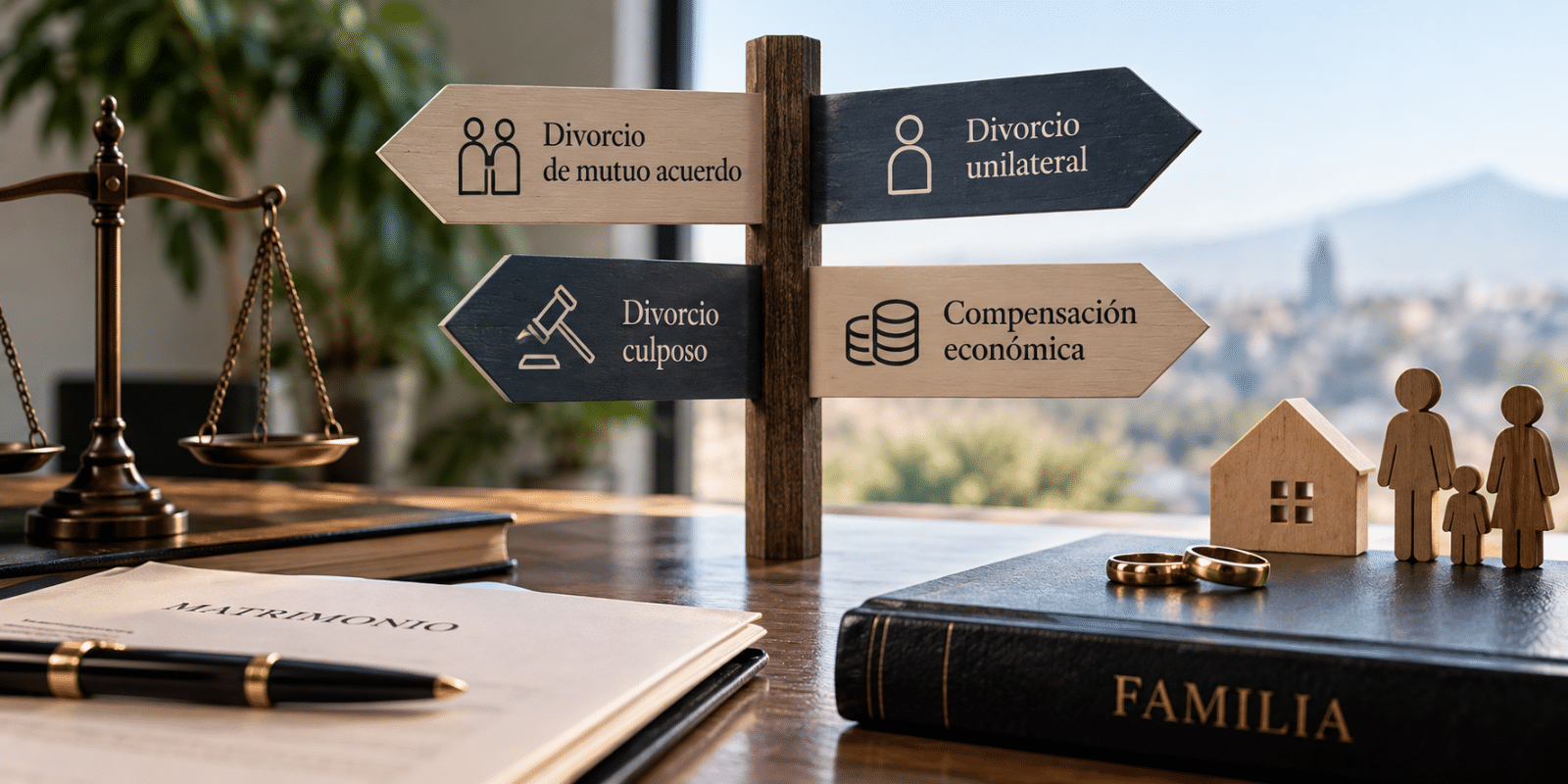 Opciones de divorcio y compensación económica en Chile